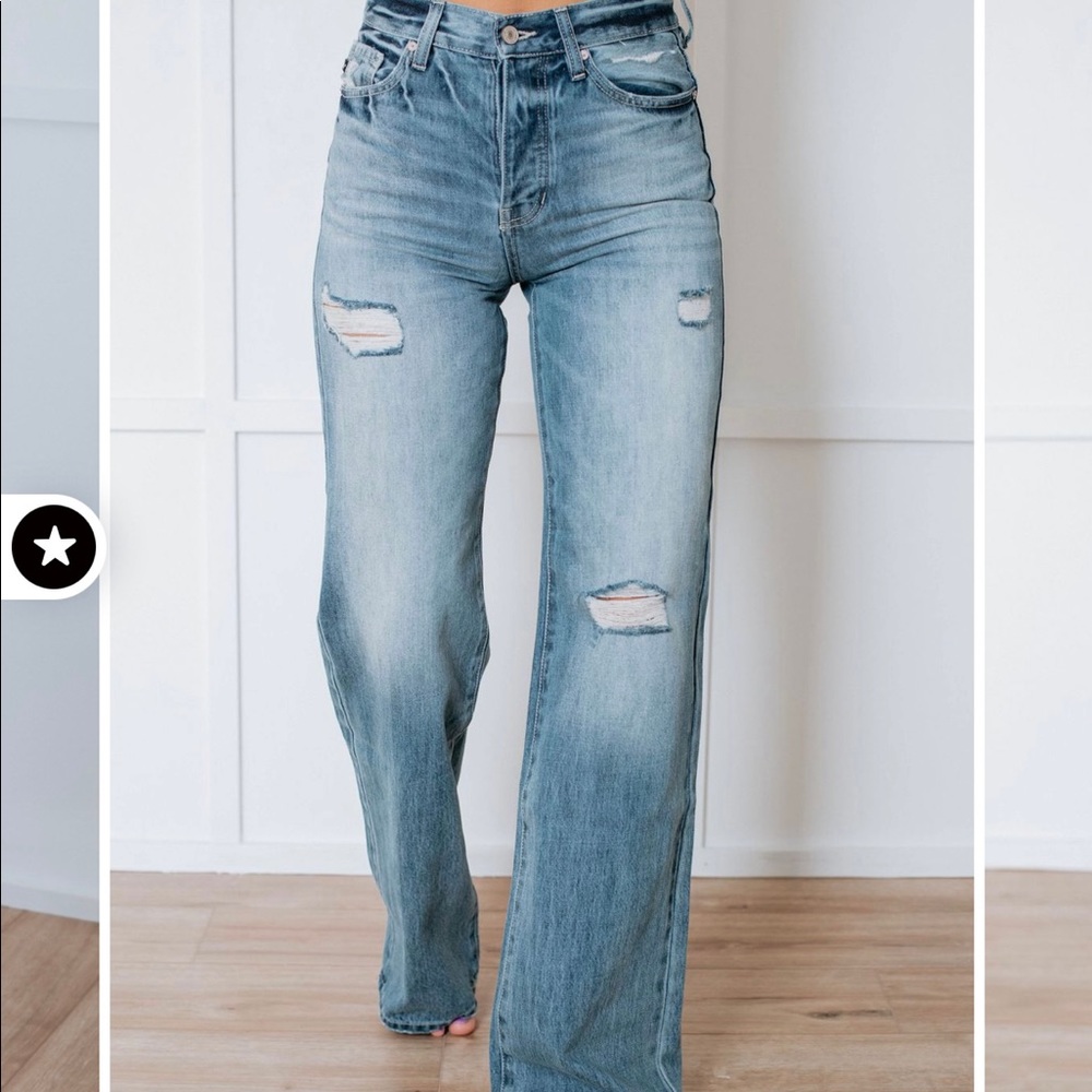KanCan Wide Leg Jeans